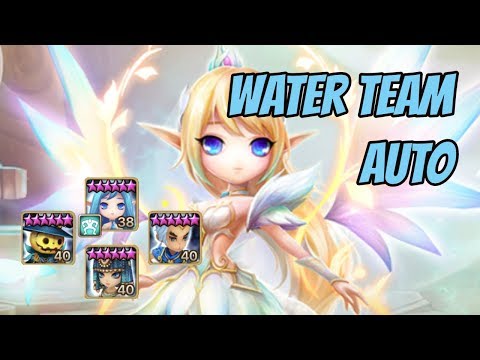 Summoners War Fairy 2A Auto Water Team 魔灵召唤 水仙女 2次觉醒 自动队伍
