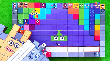 Looking for Numberblocks NEW 90 126 Puzzle Tetris Shape | ASMR chirping of birds