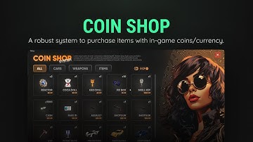FiveM Coin Shop System | Store Server Tebex Integration | ata-coinshop