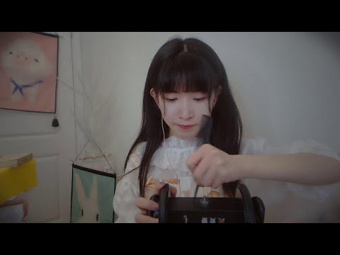 芝麻ASMR】超级舒服的敲击，摩擦天灵盖，暴力按摩耳朵，抓头，按摩头部