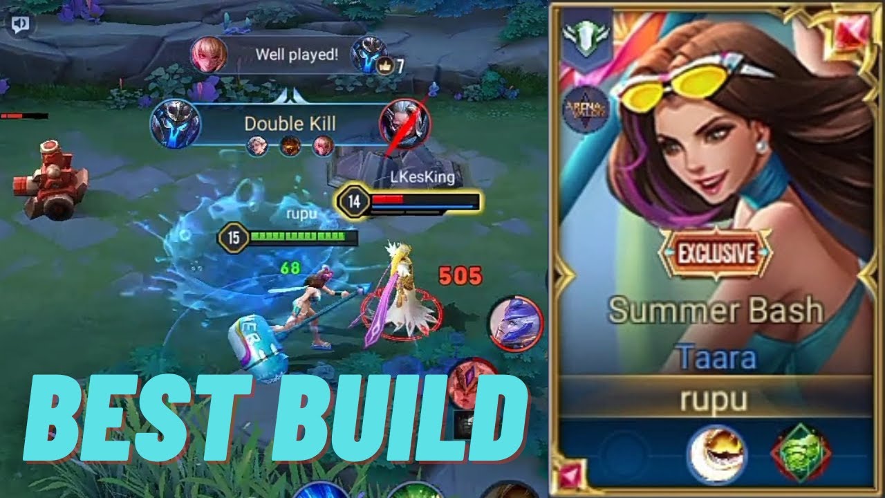 AoV TAARA PRO GAMEPLAY BEST BUILD ARENA OF VALOR YouTube