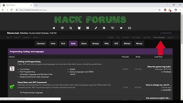 How to send a private message on HackForums