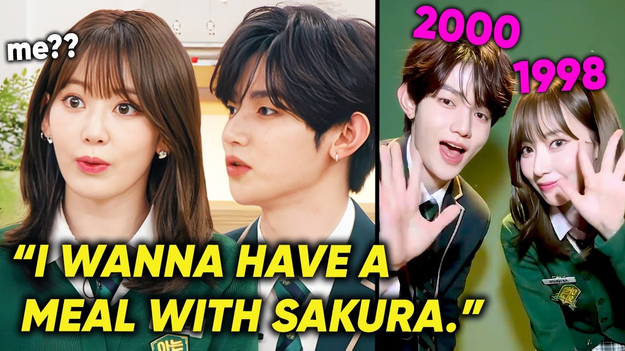 ZHANG HAO chooses SAKURA to have a meal with if there's a chance (ft. Minnie & 2PM Nichkhun)