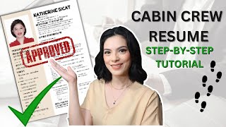 HOW TO WRITE CABIN CREW RESUME | STEP BY STEP GUIDE | DayswithKath screenshot 5