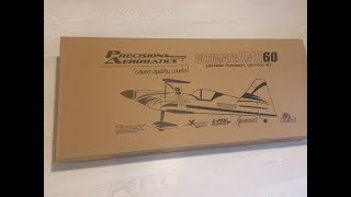 Распаковка самолета Precision Aerobatics Ultimate AMR 60