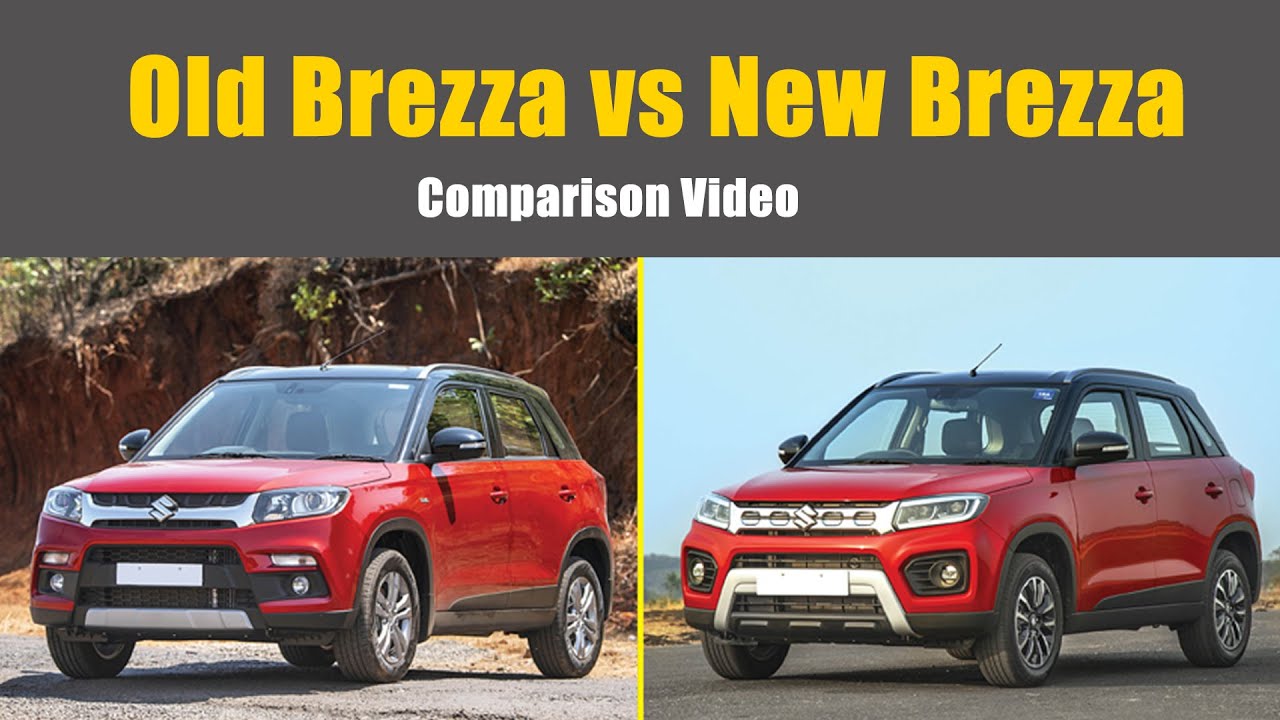Old Brezza vs New Brezza Comparison Video Brezza Comparison Najeeb