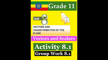 Mathematics Grade 11 Unit 8 Activity 8.1 and Group work 8.1@Girma21​