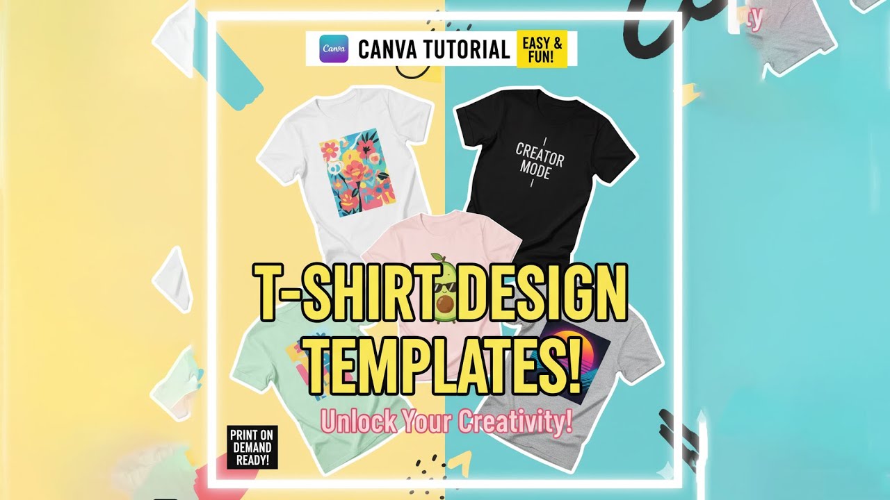Canva T-Shirt Design HACK! 👕💰 Turn FREE Templates into SELLING Print on Demand Designs