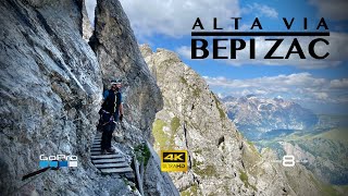 Alta Via BEPI ZAC ripercorrendo i luoghi della Grande Guerra (Cresta di Costabella) | Dolomiti [4K]