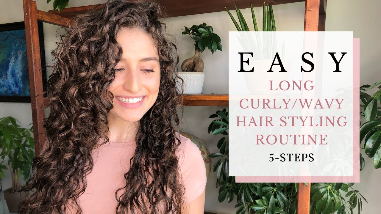 Easy Curly Wavy Hair Styling Routine 5 Steps For Volume And Definition Youtube 