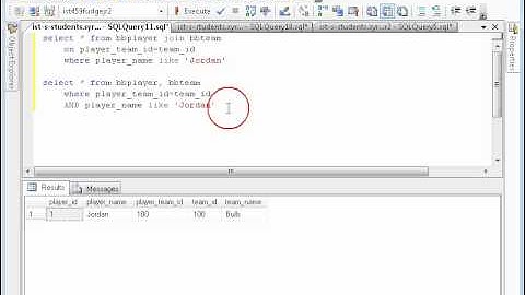 SQL: Understanding the JOIN clause in the SELECT statement