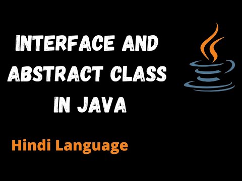 Difference Between Interface and Abstract Class in java in Hindi language with notes ...