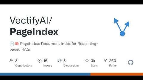 GitHub - VectifyAI/PageIndex: 📄🧠 PageIndex: Document Index for Reasoning-based RAG