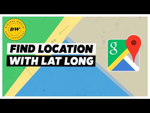 Video: Hvordan kan jeg få breddegrad og lengdegrad fra Google Maps?