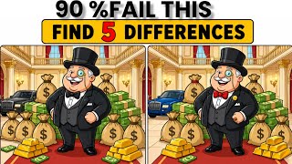 Find 5 Differences 🔍 | Can You Spot Them All? | 30 Second Challenge screenshot 1