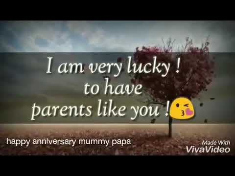 Happy marriage anniversary mummy Papalove uu