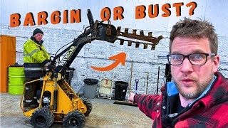 Installing the NEW Engine in the Opico SKIDSTEER and Testing the attachments - Does it work though?