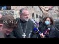 Nagorno-Karabakh: Christian Armenians bid farewell to monastery in  area ceded to Azerbaijan