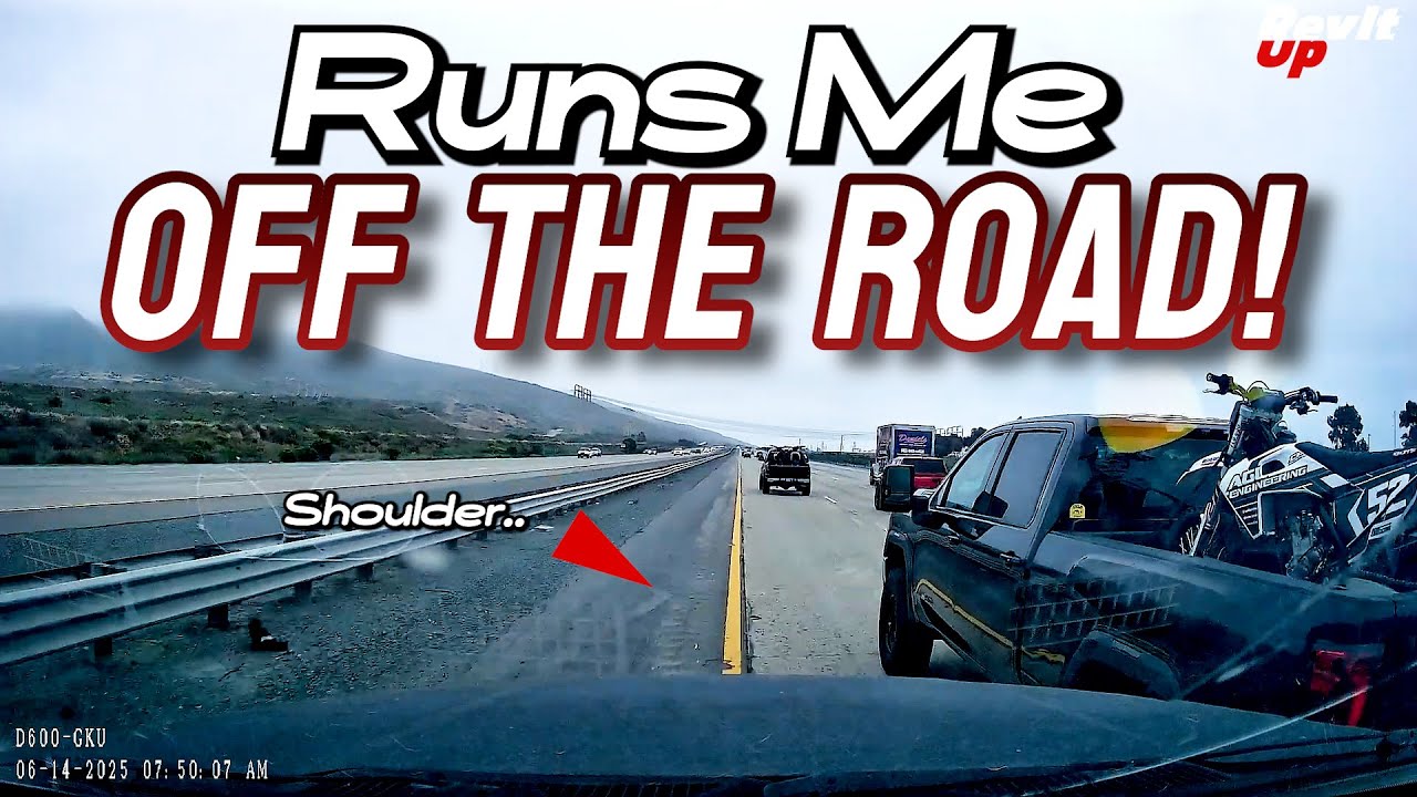 FORCES Me On The Shoulder! Bad Driving, Car Crashes, Close Calls ! Dashcam Videos 850