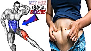 BEST 8 EXERCISES ABDOMINAL AT HOME - NO EQUIPMENT