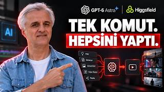BEN KOMUT VERDİM… YAPAY ZEKA DÜŞÜNDÜ VE ÜRETTİ! | GPT-6 Astra + Higgsfield