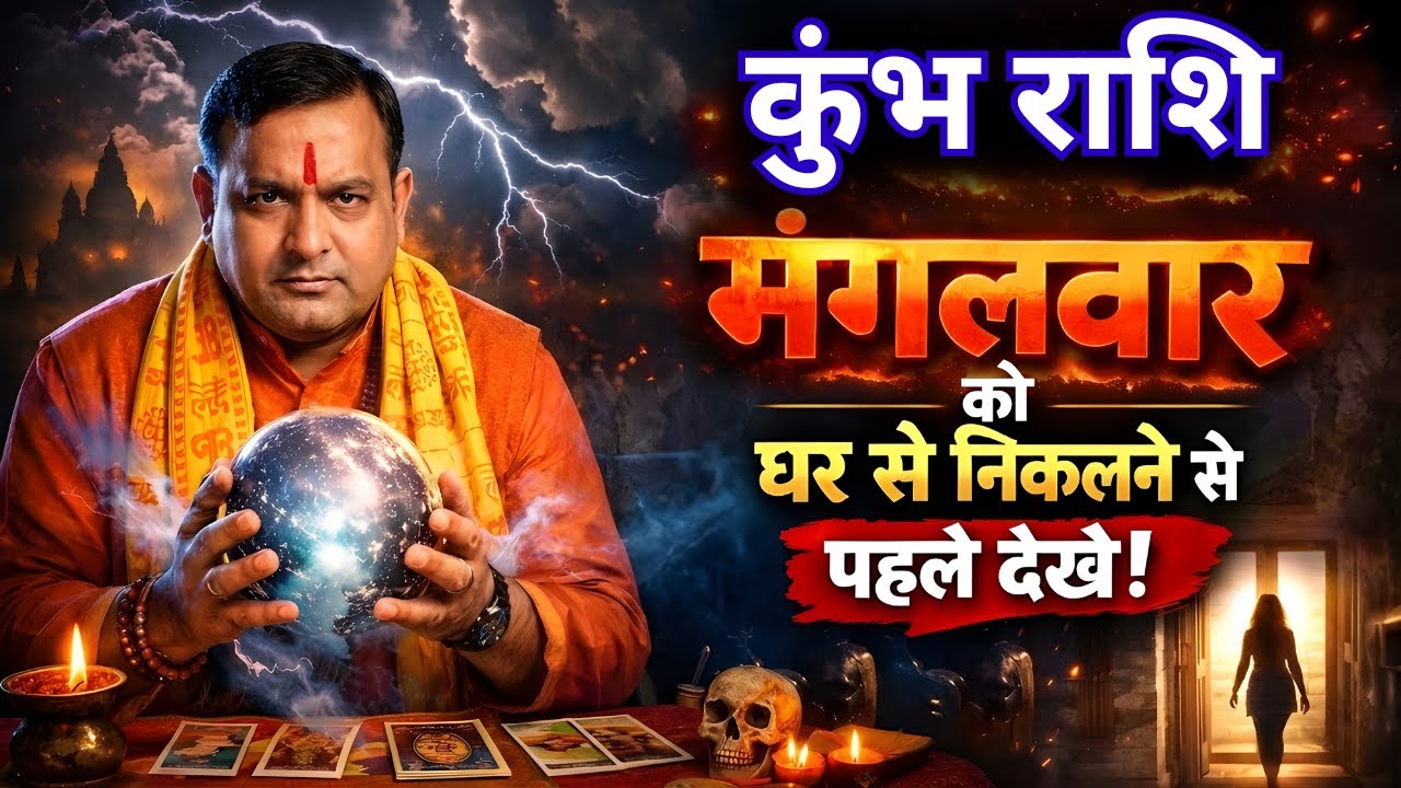 मंगलवार को कुंभ राशि के साथ होगी 1 अनहोनी घटना? घर से निकलने से पहले देखें!