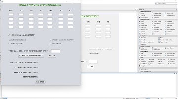 CPU Scheduling Simulator | Operating Systems | By Manav Patel & Team