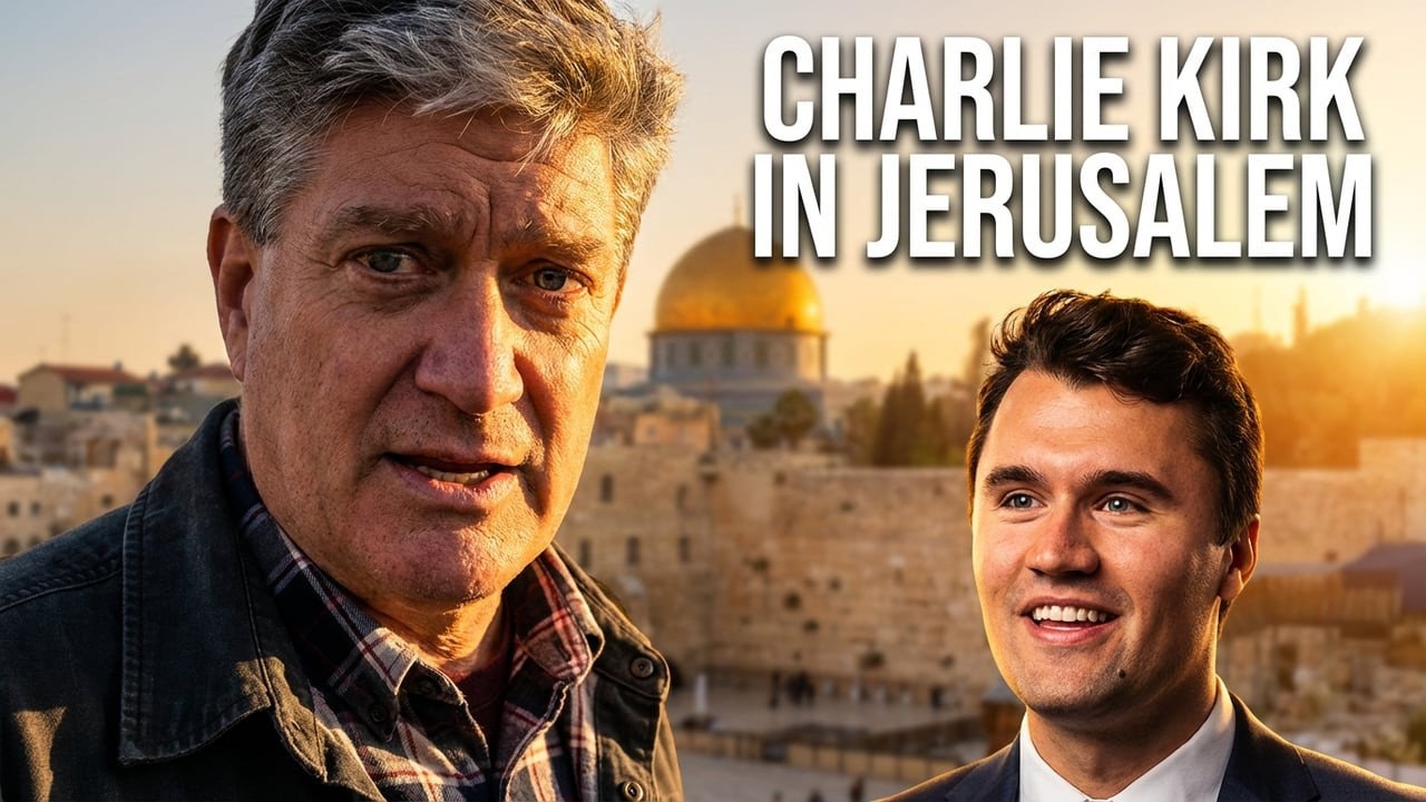 Чарли Кирк в Иерусалиме с Джоном Маппином — новая книга «Суверенитет»