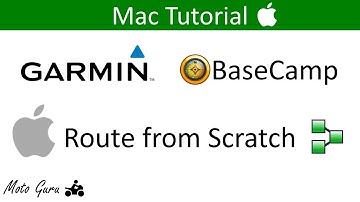 Garmin BaseCamp How to Create a Route from Scratch for Mac