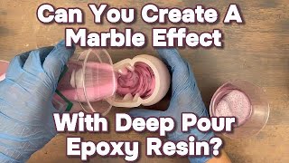 Can You Create A Marble Effect With Deep Pour Resin?