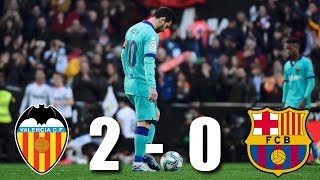 Valencia vs Barcelona [2-0], La Liga 2020 - MATCH REVIEW