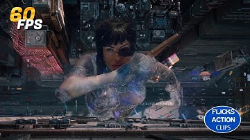 Ghost in the Shell (2017) / Ending / Scene enhanced to 60fps