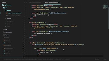 [Angular 2+ Forms and Validation] Lesson15   Addresses FormArray