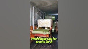 DPJ20/28 Multiblade Vertical & Horizontal Granite Block Cutter #stonecuttingmachine #granitecutting