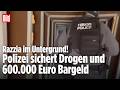 Razzia unter der Erde: Polizei sichert 70 kg Drogen und 600.000 Euro Bargeld!