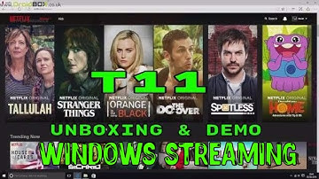 DroidBOX T11 Unboxing with Demo Windows KODI Streaming Box / XBMC Streaming Device