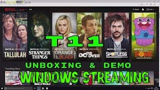 DroidBOX T11 Unboxing with Demo Windows KODI Streaming Box / XBMC Streaming Device