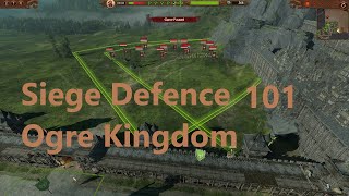 Learn to defend sieges effectively in Total War: Warhammer 3 with Ogres! (my lord)