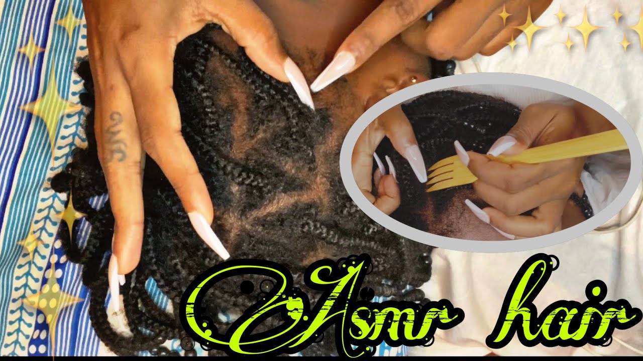 Asmr// super attentive hair picking for good night sleep//✨