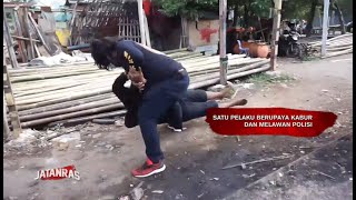 Tangkap Pemalak Viral, Pelaku Malah Lawan Polisi Dengan Sajam - JATANRAS