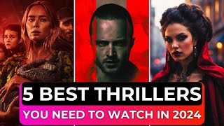 TOP 5 Must Watch THRILLER Movies on NETFLIX & AMAZON PRIME | BEST Netflix Movies to Watch in 2024