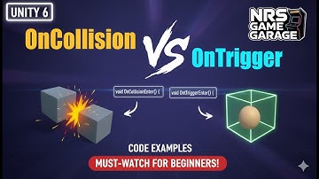 OnCollision vs OnTrigger in Unity6 🔥 Full Explanation with Examples (Must Watch for Beginners)