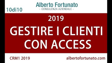 10 Gestione clienti  Centralità del cliente nel db