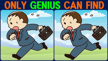 Brain exercise quiz! Find the difference between. For brain health!