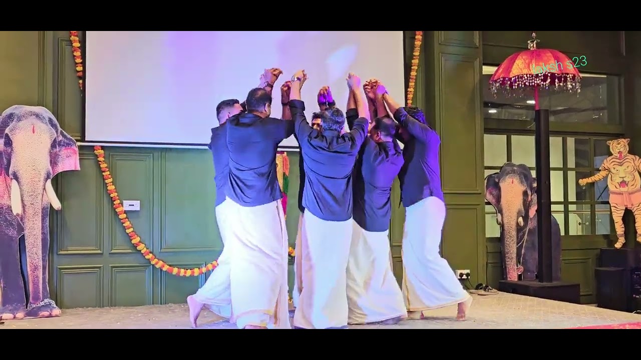 Boys Thiruvathira + fusion... Ansar Boyz. UAE