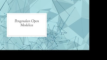 Pendahuluan OpenModelica (Model Class,Mendefinisikan Variabel,Import Library,Model Class Sederhana)