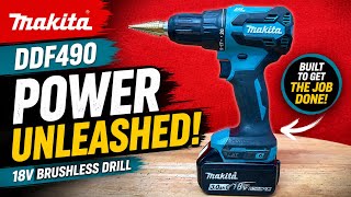 NEW Makita DDF490 18V Brushless Drill Review & Test | Powerful Cordless Driver Drill 2026 @cambotools