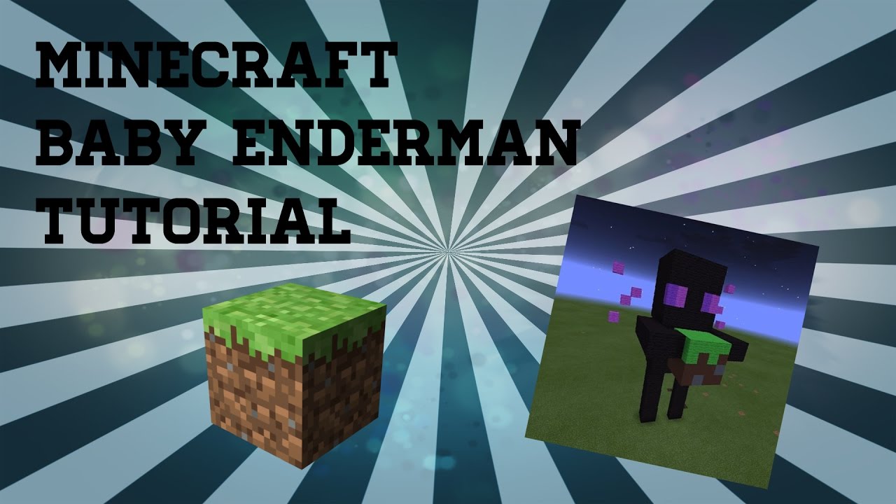 HOW TO MAKE AN BABY ENDERMAN STATUE - YouTube