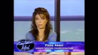 Paula Abdul introduction on the first season of "American Idol"