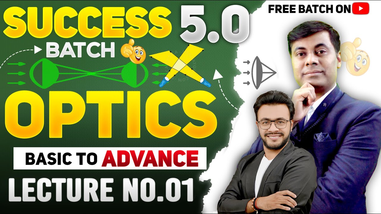Success 5.0 Batch || Optics || Lect 01 || Mukesh Sir